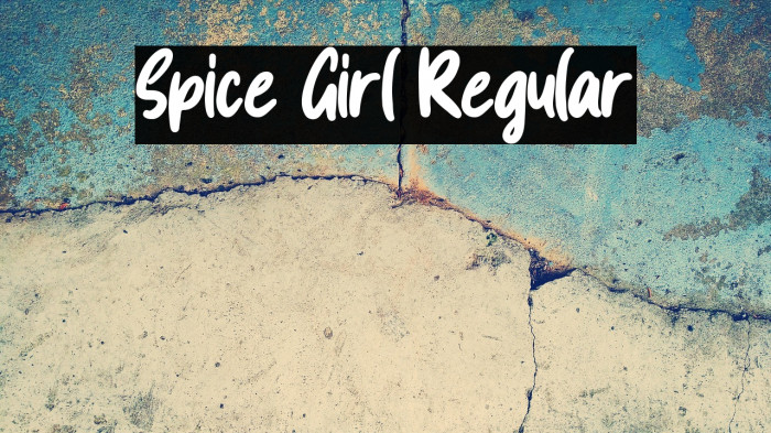 Spice Girl Regular Example 1