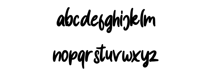 Spice Girl Regular Font LOWERCASE