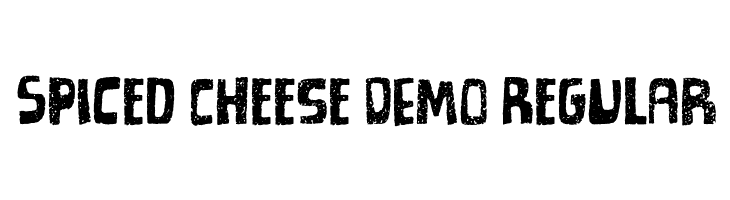 Spiced Cheese DEMO Regular  لخطوط تنزيل