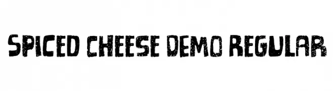 Spiced Cheese DEMO Regular  Frei Schriftart Herunterladen