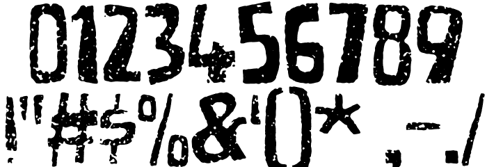 Spiced Cheese DEMO Regular Font OTHER CHARS