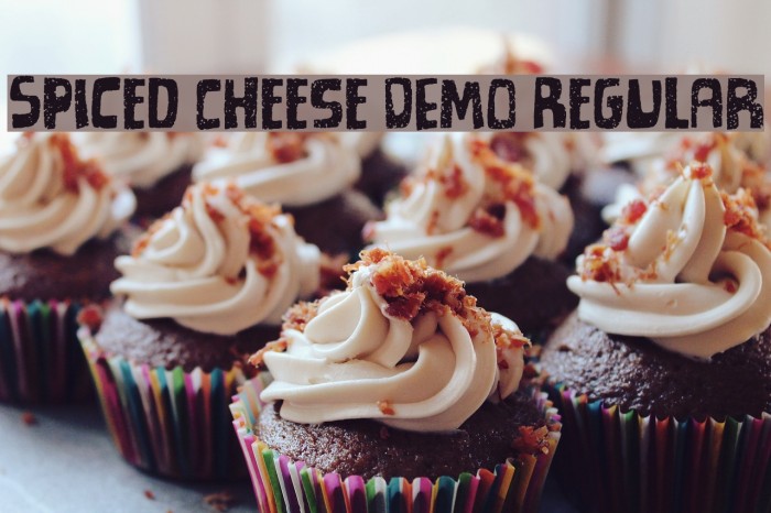 Spiced Cheese DEMO Regular Font examples