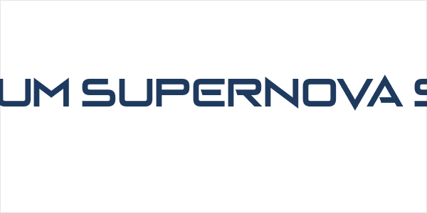 Spiced Rum Supernova Straight Logo