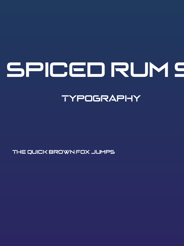 Spiced Rum Supernova Straight Poster