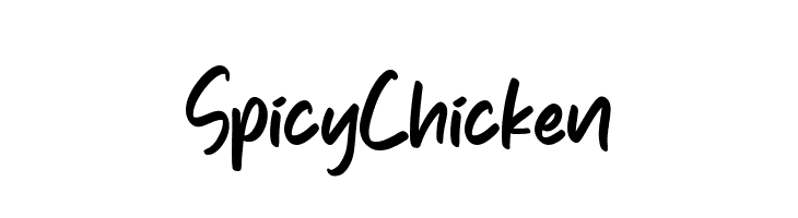 Spicy Chicken  フリーフォントのダウンロード