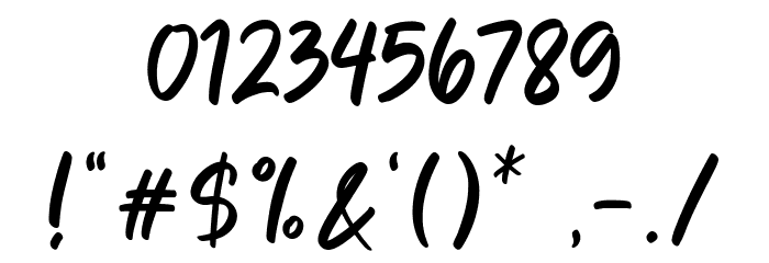Spicy Chicken Font OTHER CHARS