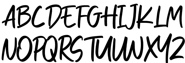 Spicy Chicken Font UPPERCASE