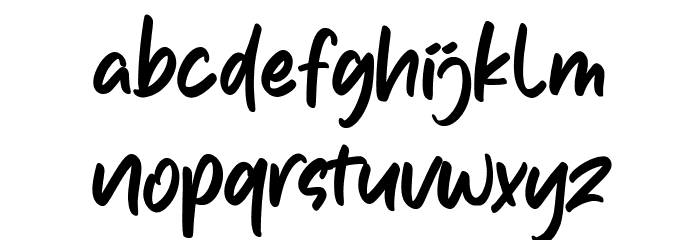 Spicy Chicken Font LOWERCASE