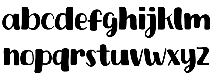 Spicy Chips Font LOWERCASE