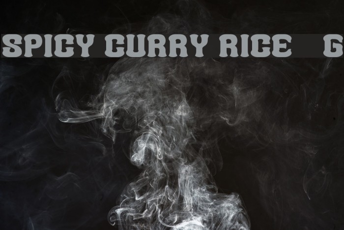 Spicy Curry Rice__G Font examples