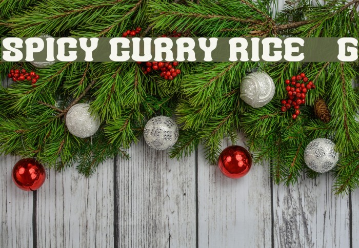 Spicy Curry Rice__G Font examples