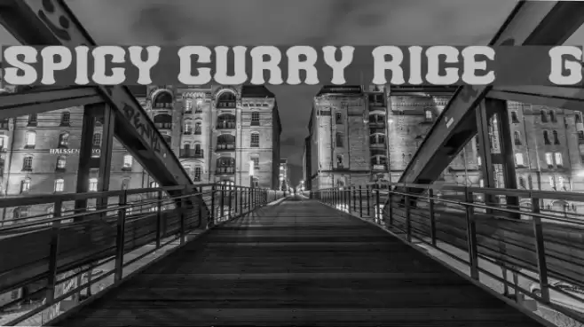 Spicy Curry Rice__G Font examples