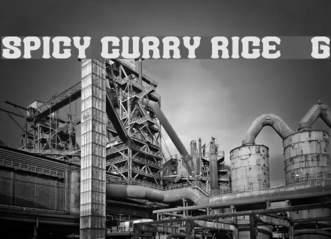 Spicy Curry Rice__G Font examples