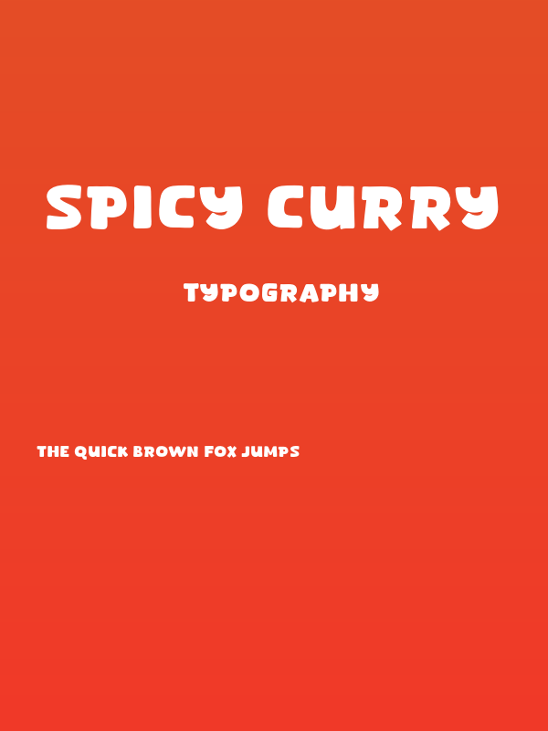 Spicy Curry Poster