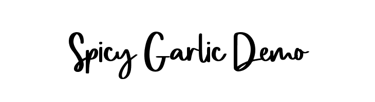 Spicy Garlic Demo  免费字体下载