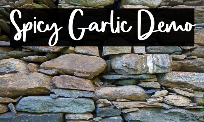 Spicy Garlic Demo Example 1