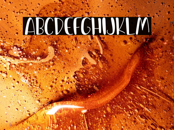 Spicy Hamburger Font examples