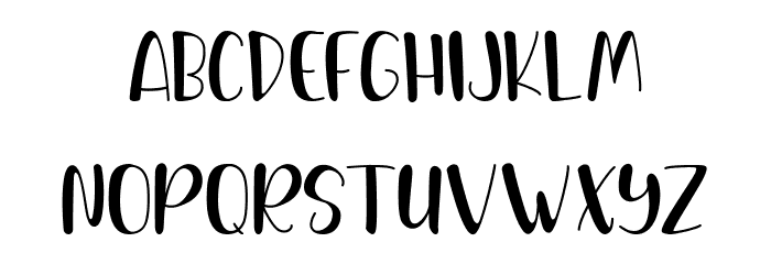 Spicy Hamburger Font LOWERCASE