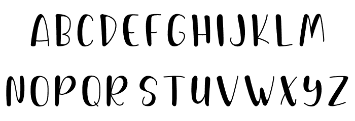Spicy Hamburger Font LOWERCASE