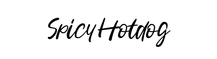 Spicy Hotdog  Free Fonts Download