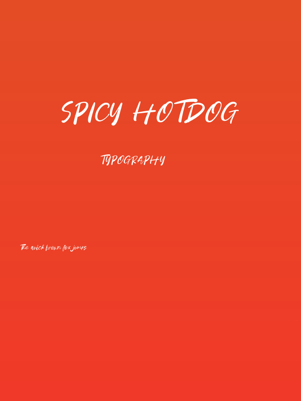 Spicy Hotdog Poster