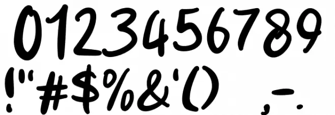 Spicy Hut Font OTHER CHARS