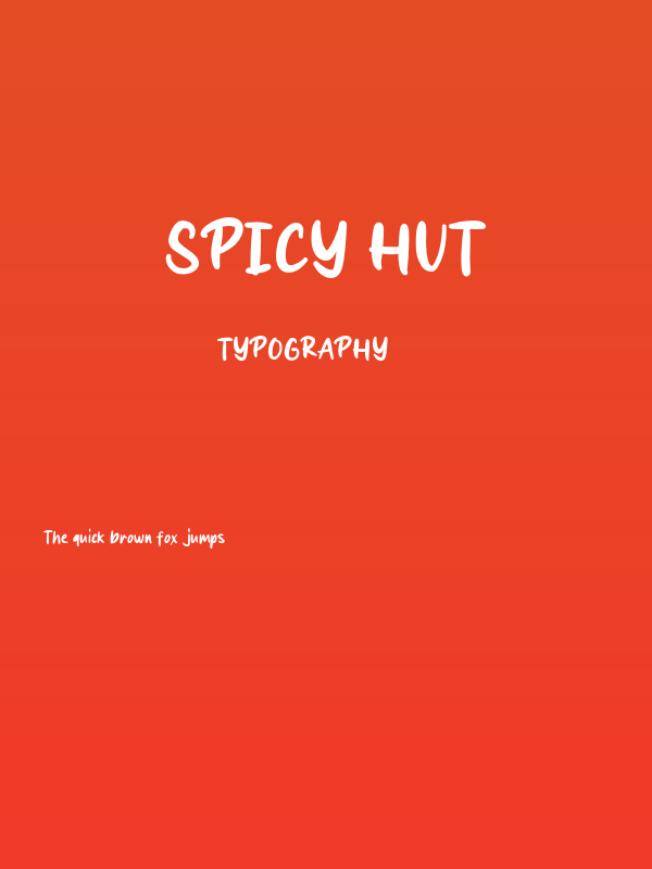 Spicy Hut Poster