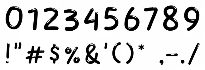 Spicy Nachos Font OTHER CHARS