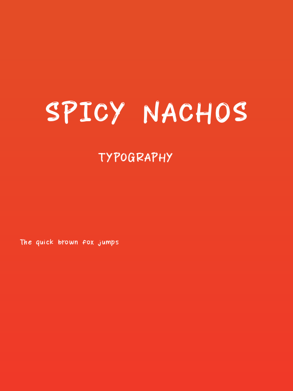 Spicy Nachos Poster