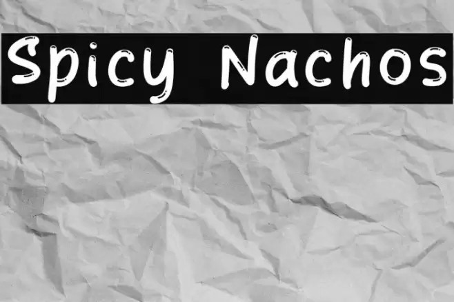 Spicy Nachos Font examples