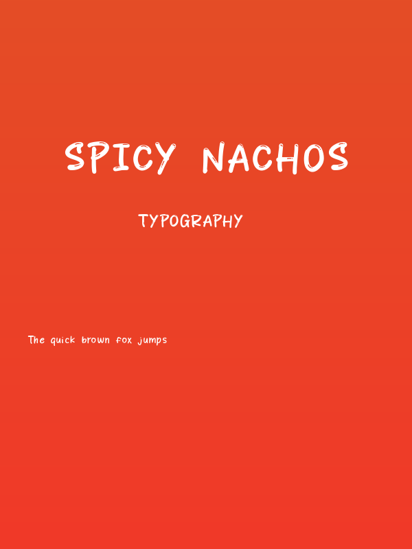 Spicy Nachos Poster