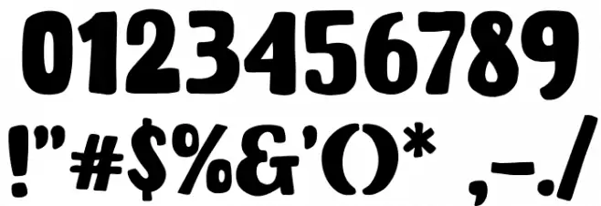 Spicy Noodle Font OTHER CHARS