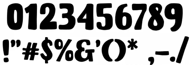 Spicy Noodle Font OTHER CHARS