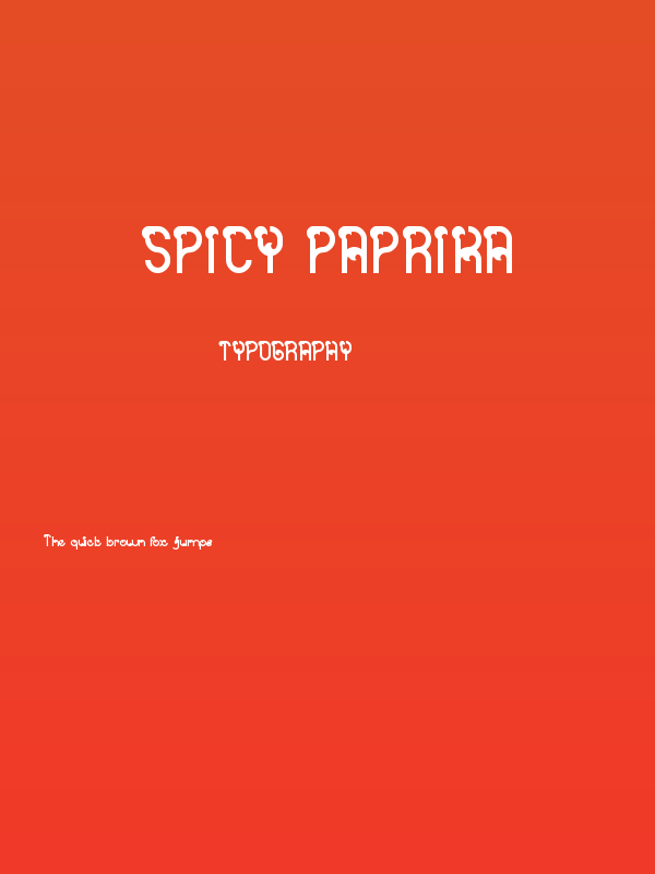 Spicy Paprika Poster