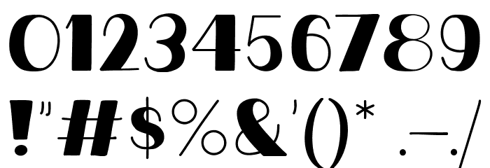 Spicy Pasta Font OTHER CHARS