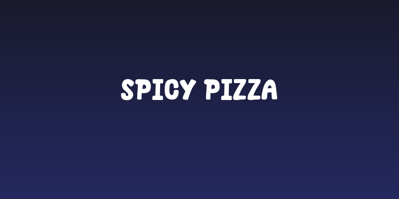 Spicy Pizza Social Header