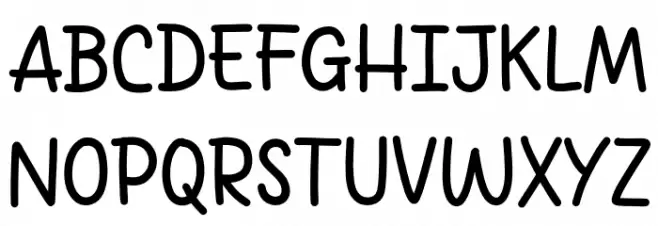 Spicy Potatos Font UPPERCASE