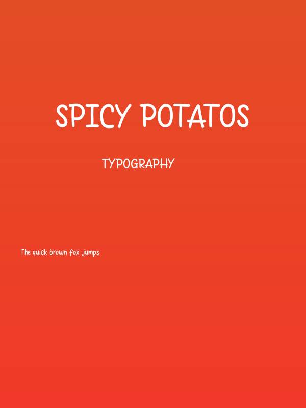 Spicy Potatos Poster