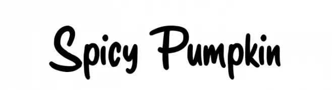 Spicy Pumpkin  免费字体下载