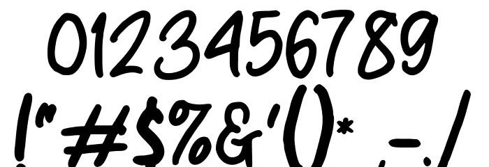 Spicy Pumpkin Font OTHER CHARS