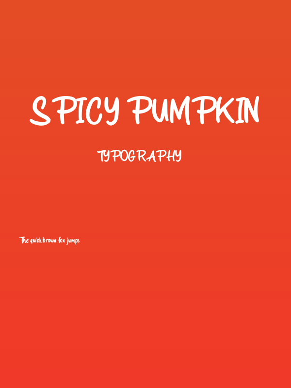 Spicy Pumpkin Poster