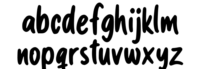 Spicy Pumpkin Font LOWERCASE