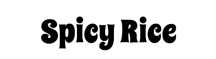 Spicy Rice  font caratteri gratis
