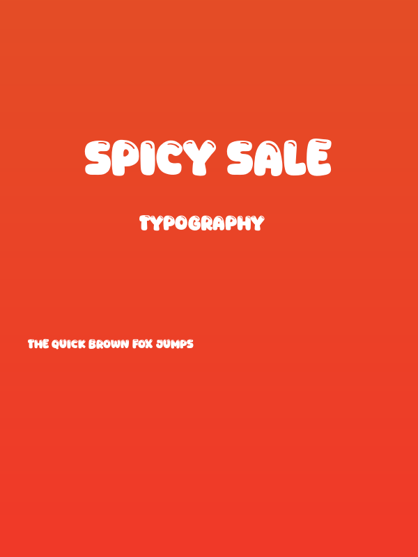 Spicy Sale Poster