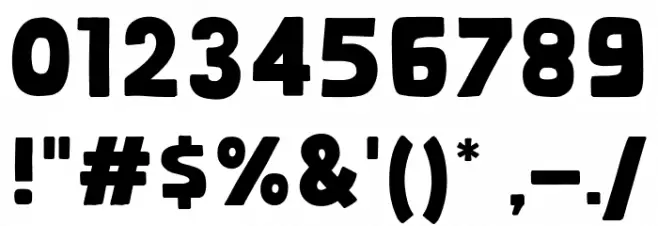 Spicy Shrimp Font OTHER CHARS