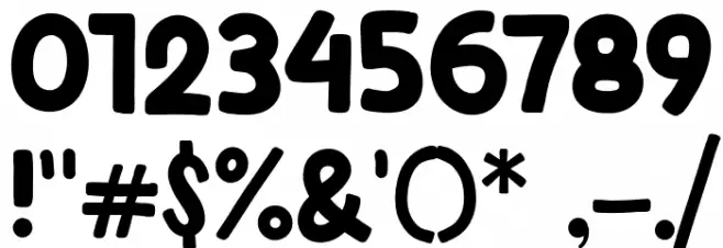 Spicy Soup Font OTHER CHARS