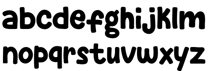 Spicy Soup Font LOWERCASE