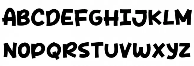 Spicy Style Schriftart Groß