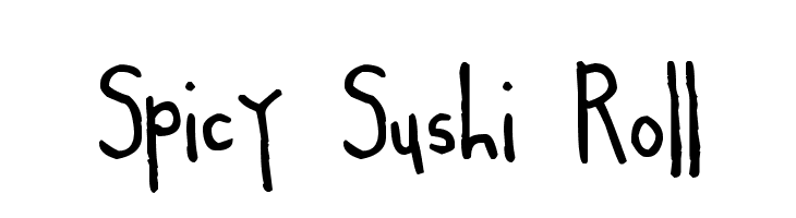 Spicy Sushi Roll Font