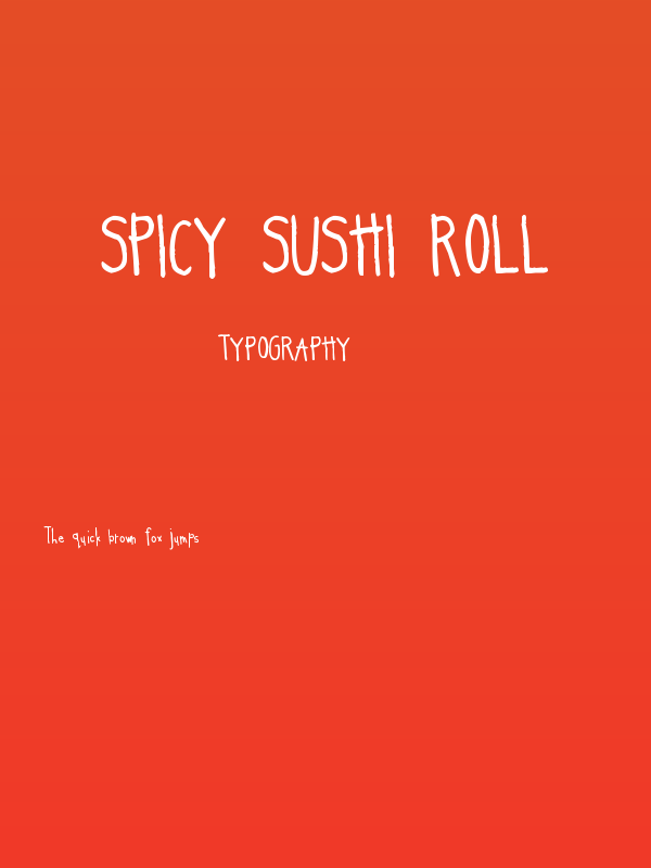 Spicy Sushi Roll Poster